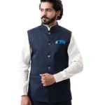 Navy Blue Bundi (Nehru Jacket)
