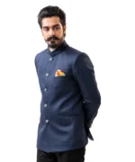 Navy Blue Bandhgala - Image 2