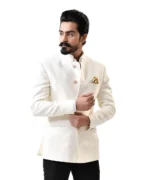 Cream Bandhgala - Image 3