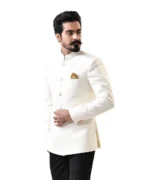 Cream Bandhgala - Image 2