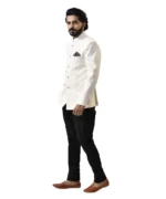 Cream Bandhgala with Black Breeches – Combo Set - Image 3