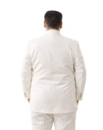 Cream Bandhgala for Men Belly Comfort Fit - Image 3