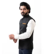 Black Bundi (Nehru Jacket) - Image 2