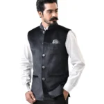 Black Velvet Bundi (Nehru Jacket)